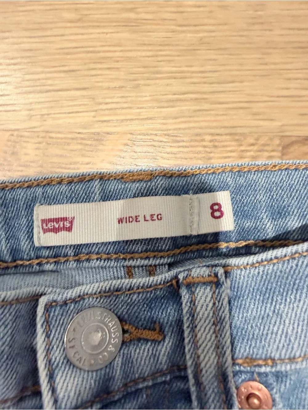 2 pairs Levi’s size 8 girls jeans